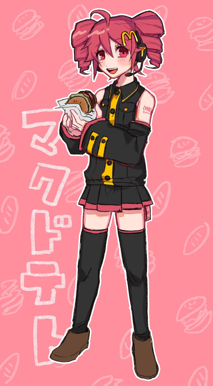kasane teto (utau and 2 more) drawn by haninon