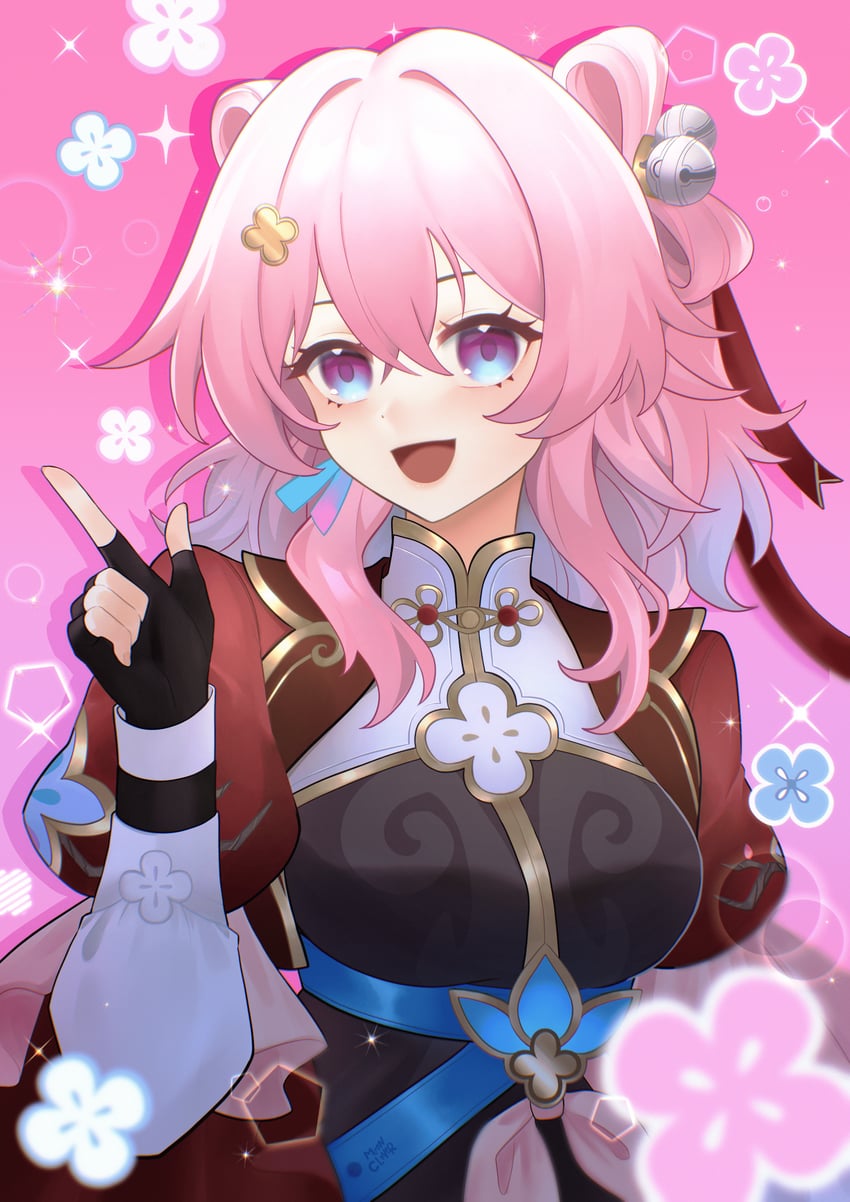 march 7th (honkai and 1 more) drawn by moonieclover