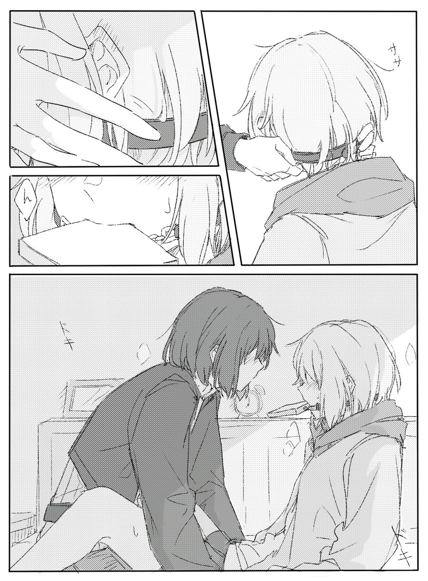 mitake ran and aoba moca (bang dream!) drawn by kalsept