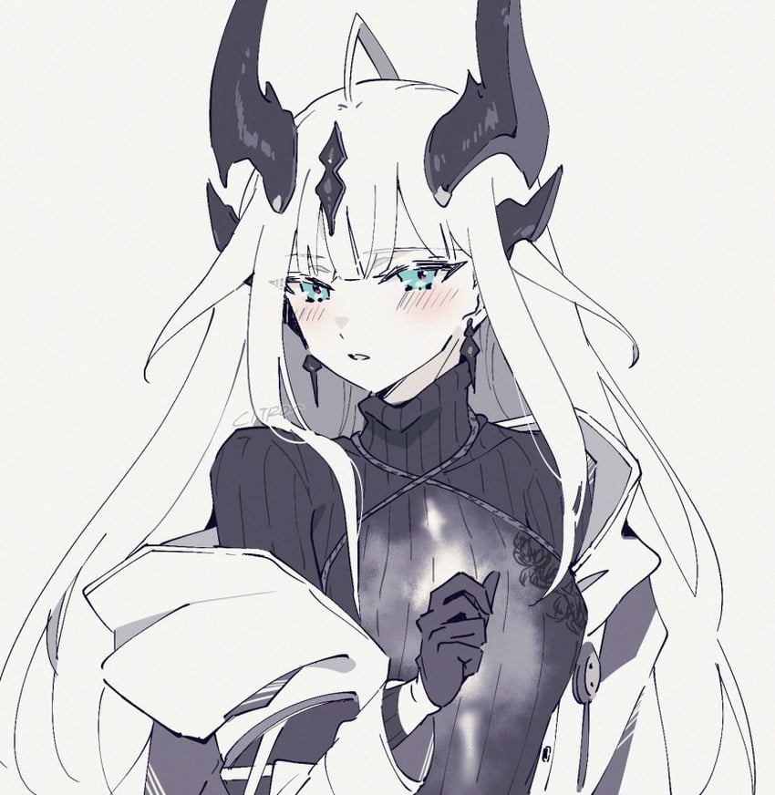 reed and reed the flame shadow (arknights) drawn by citron80citron