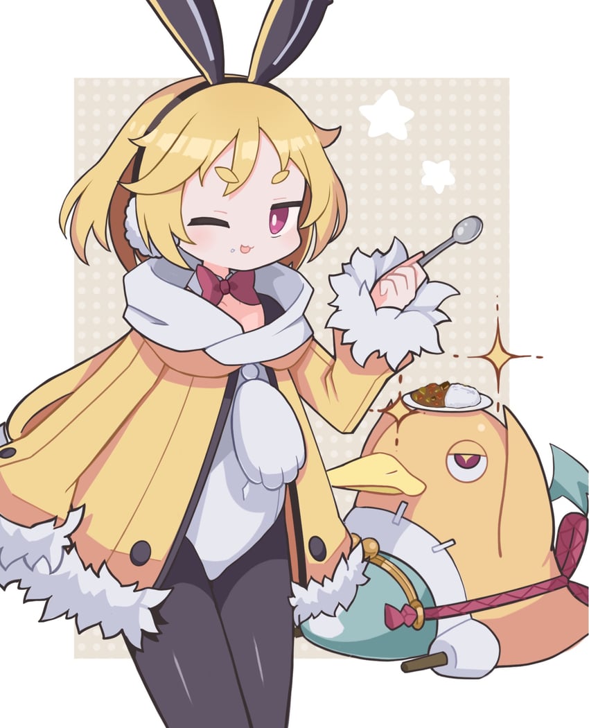 prinny and usalia (disgaea and 1 more) drawn by suaman