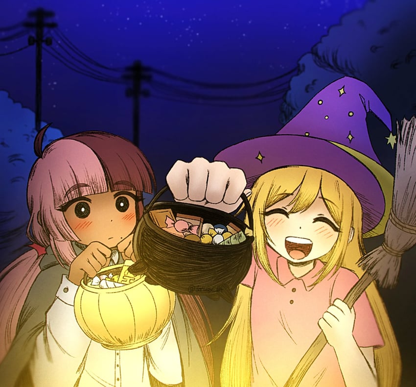 aubrey and vix (original and 1 more) drawn by donuqx
