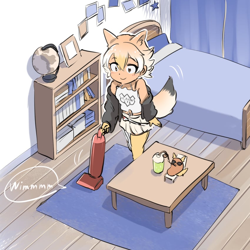 coyote and coyopotato (kemono friends and 1 more) drawn by mcgunngu