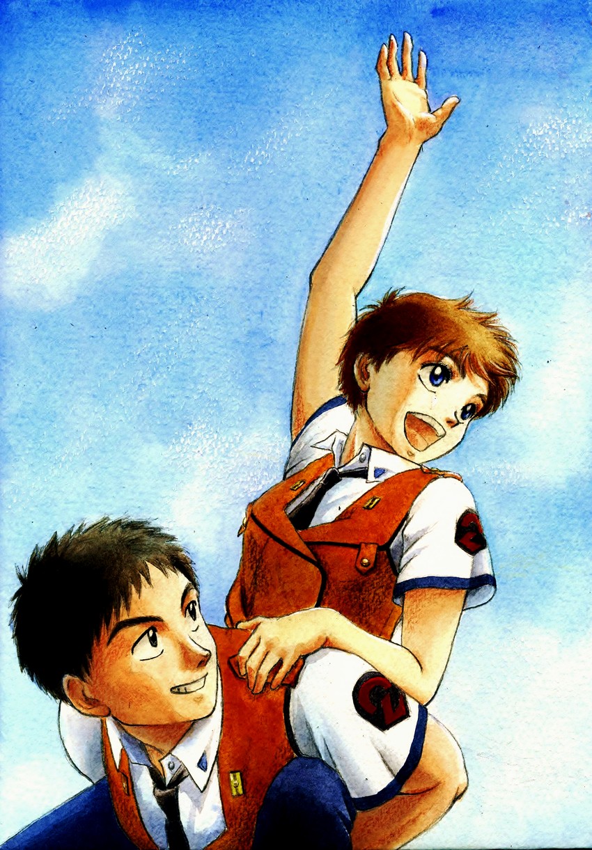 izumi noa and shinohara asuma (kidou keisatsu patlabor) drawn by uirina