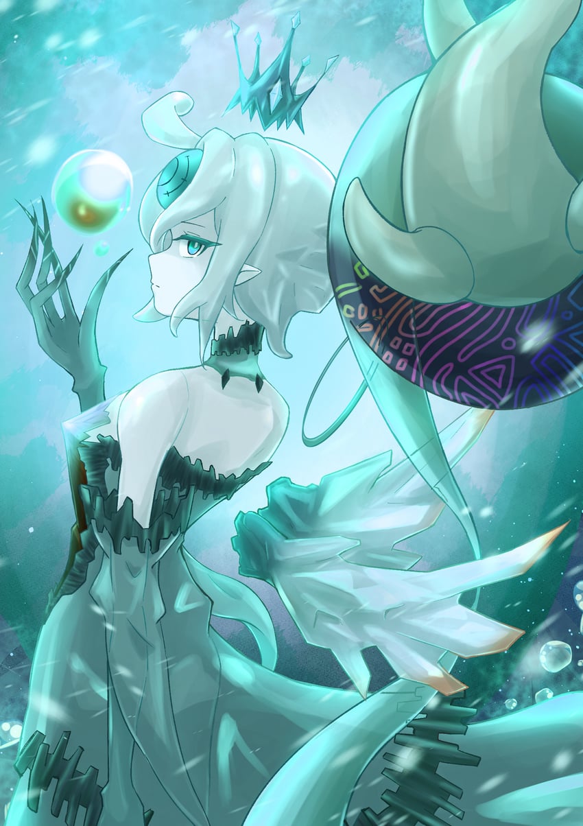 icejade aegirine and icejade gymir aegirine (yu-gi-oh!) drawn by nyanpa