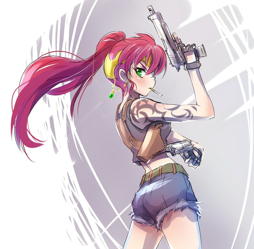 revy, pyrrha nikos, and toyoguchi megumi (rwby and 1 more) drawn by iesupa