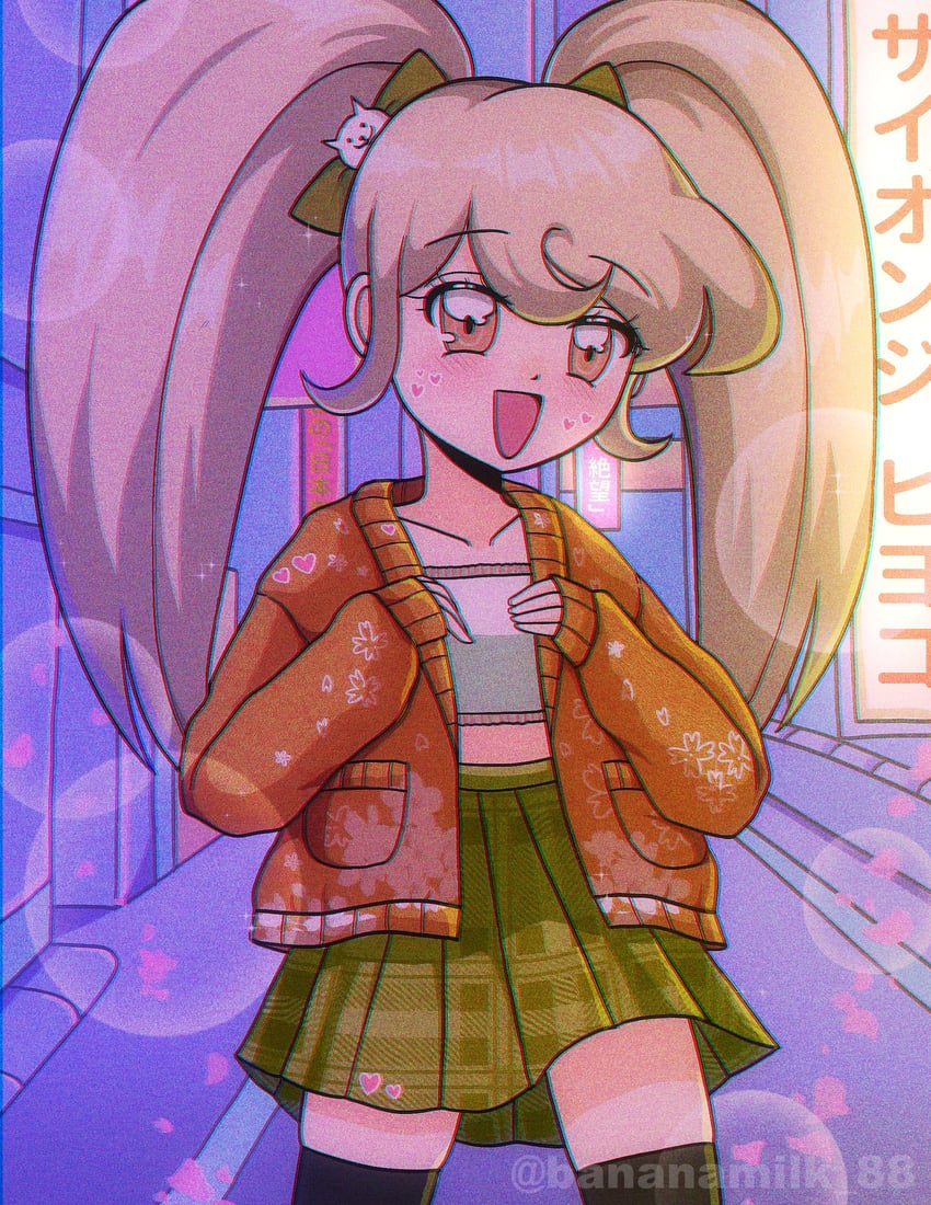 saionji hiyoko (danganronpa and 1 more) drawn by bananamilk_88