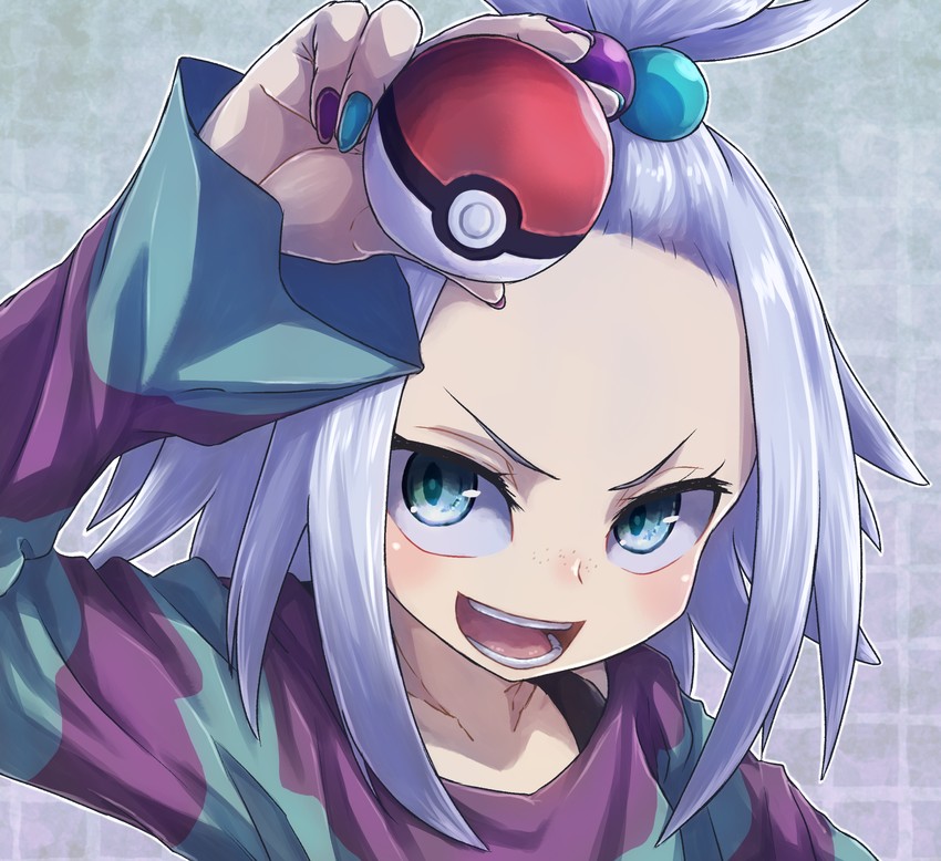 roxie (pokemon and 1 more) drawn by kotobukkii_(yt_lvlv)