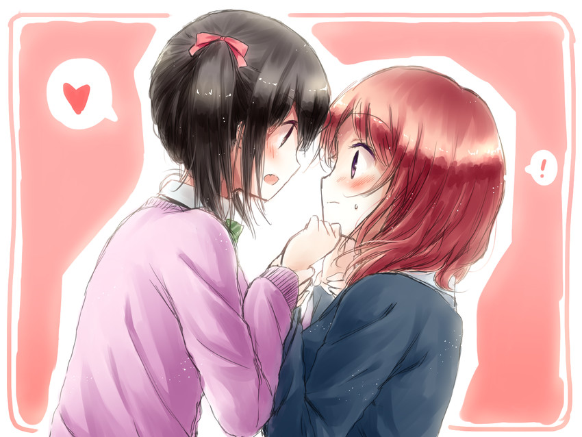 nishikino maki and yazawa nico (love live! and 1 more) drawn by sakuyunomi