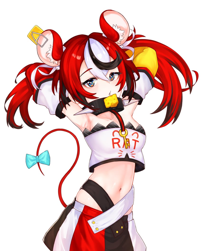 hakos baelz (hololive and 1 more) drawn by hun2