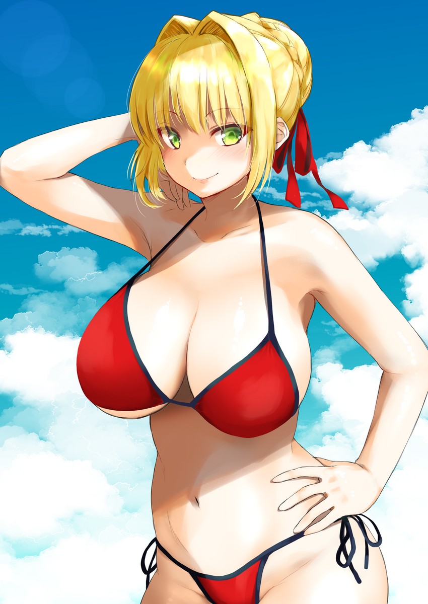 nero claudius (fate and 1 more) drawn by yue_(show-ei)