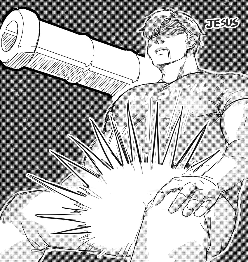 lewis smith (yuuki bakuhatsu bang bravern) drawn by meiji_(meiji_nsfw)