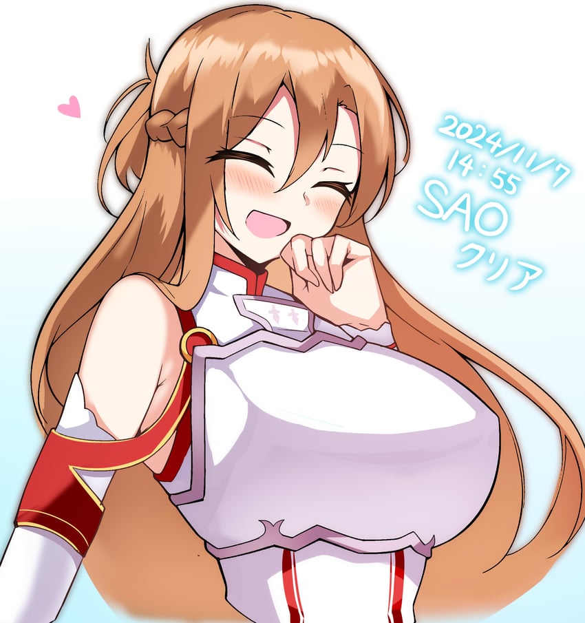 asuna (sword art online) drawn by tiamat_(momokuri_mannen)