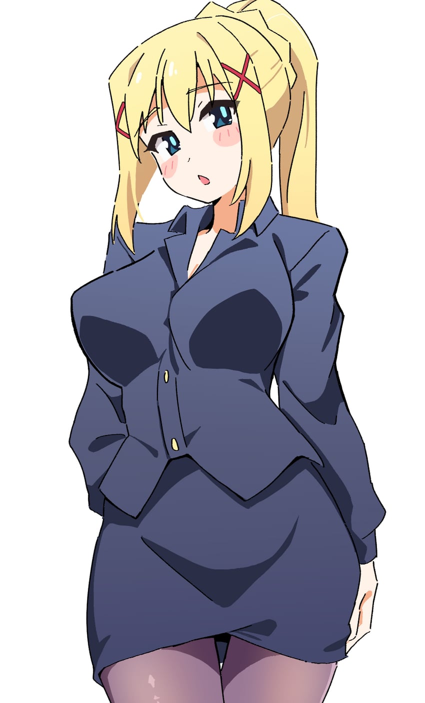 darkness (kono subarashii sekai ni shukufuku wo!) drawn by noyama_takenoko