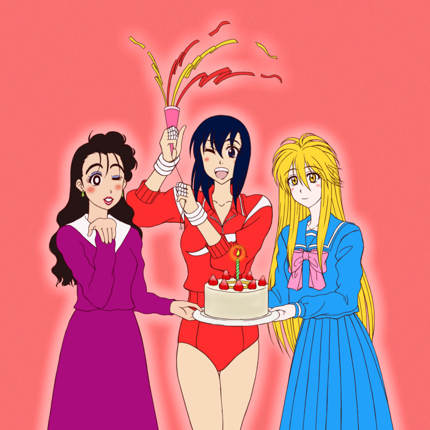 ayuhara natsu and ijuuin rei (tokimeki memorial and 3 more) drawn by sakura833