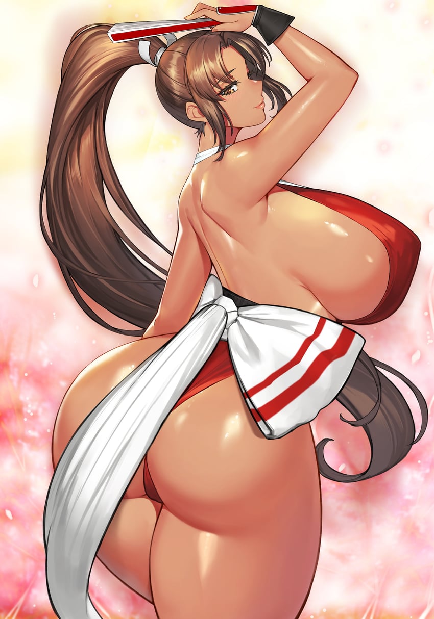 shiranui mai (the king of fighters and 1 more) drawn by gurimjang