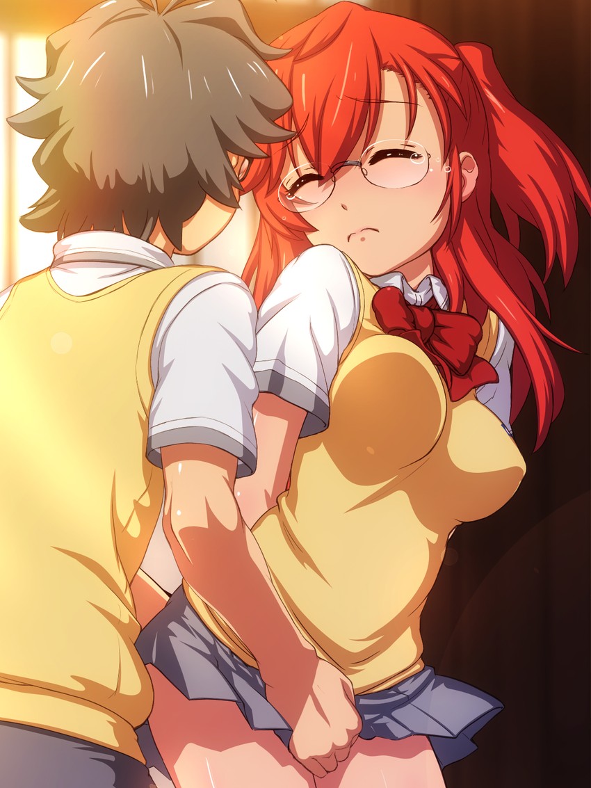 takatsuki ichika and kirishima kaito (ano natsu de matteru) drawn by takeda_yukimura