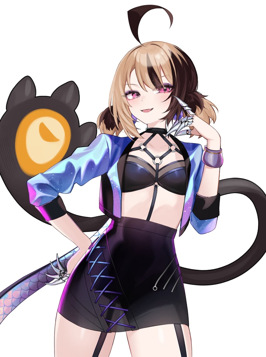 gigi murin, evelynn, and k/da all out evelynn (hololive and 2 more) drawn by hoshi_usagi