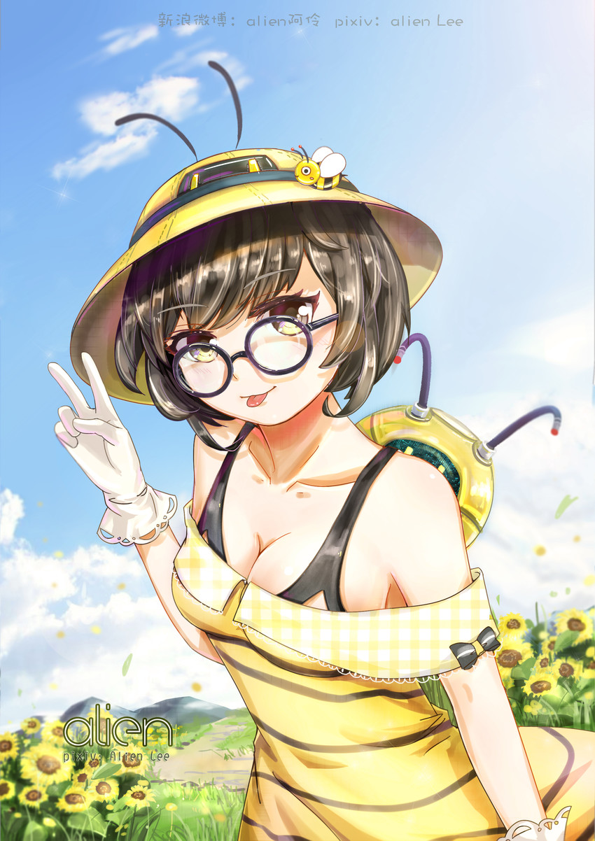 mei, snowball, and beekeeper mei (overwatch and 1 more) drawn by alien_(15307703)