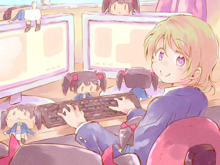 yazawa nico and koizumi hanayo (love live! and 1 more) drawn by nekokun