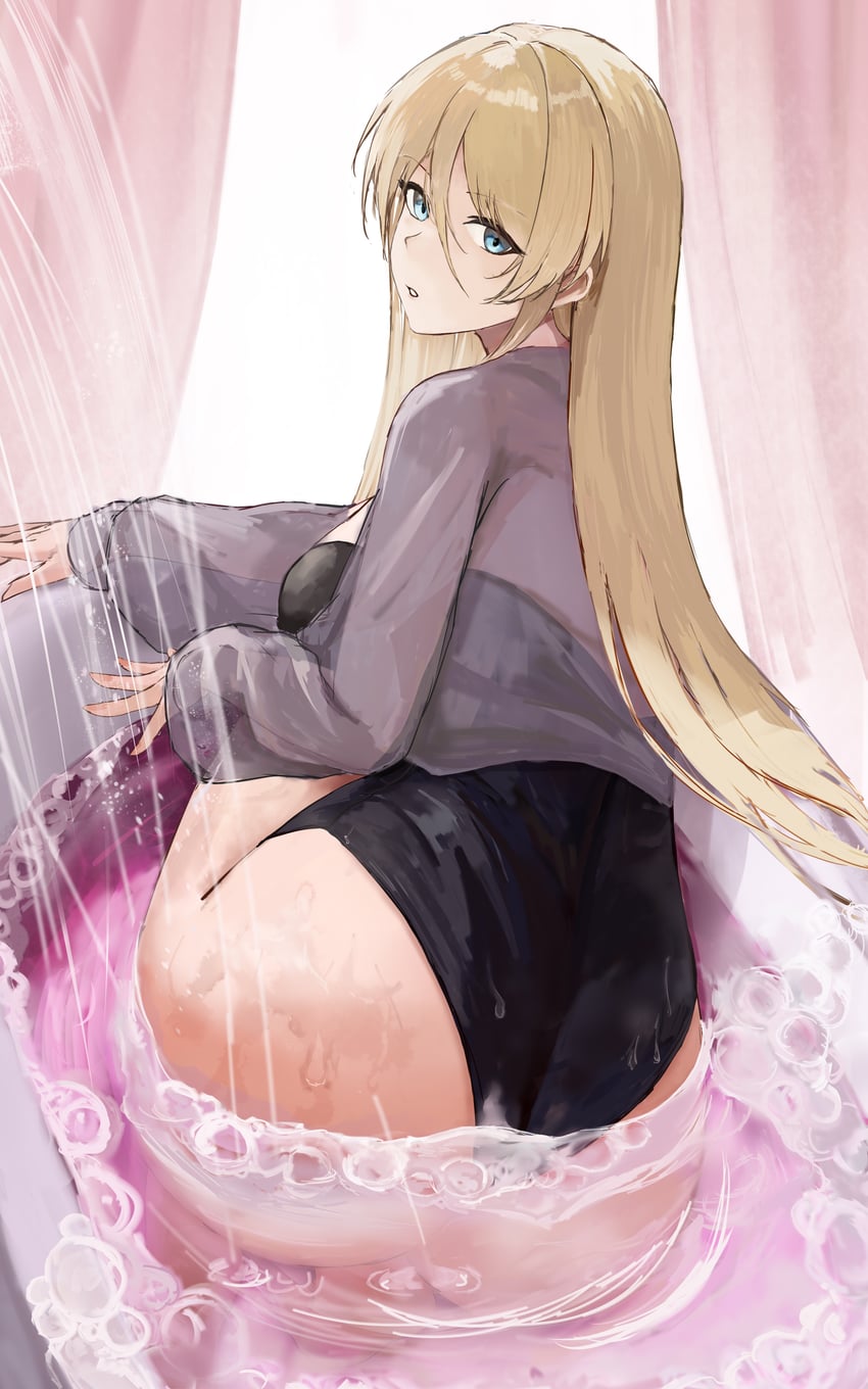 bismarck and bismarck zwei (azur lane) drawn by suo_bu_ye_feng