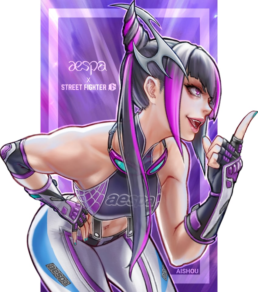 han juri (street fighter and 2 more) drawn by ai_shou
