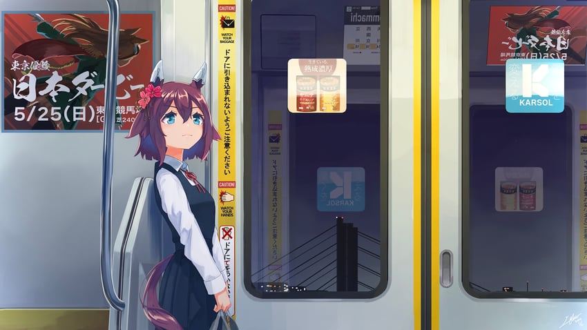 symboli rudolf and sakura chiyono o (umamusume) drawn by laminar_flow