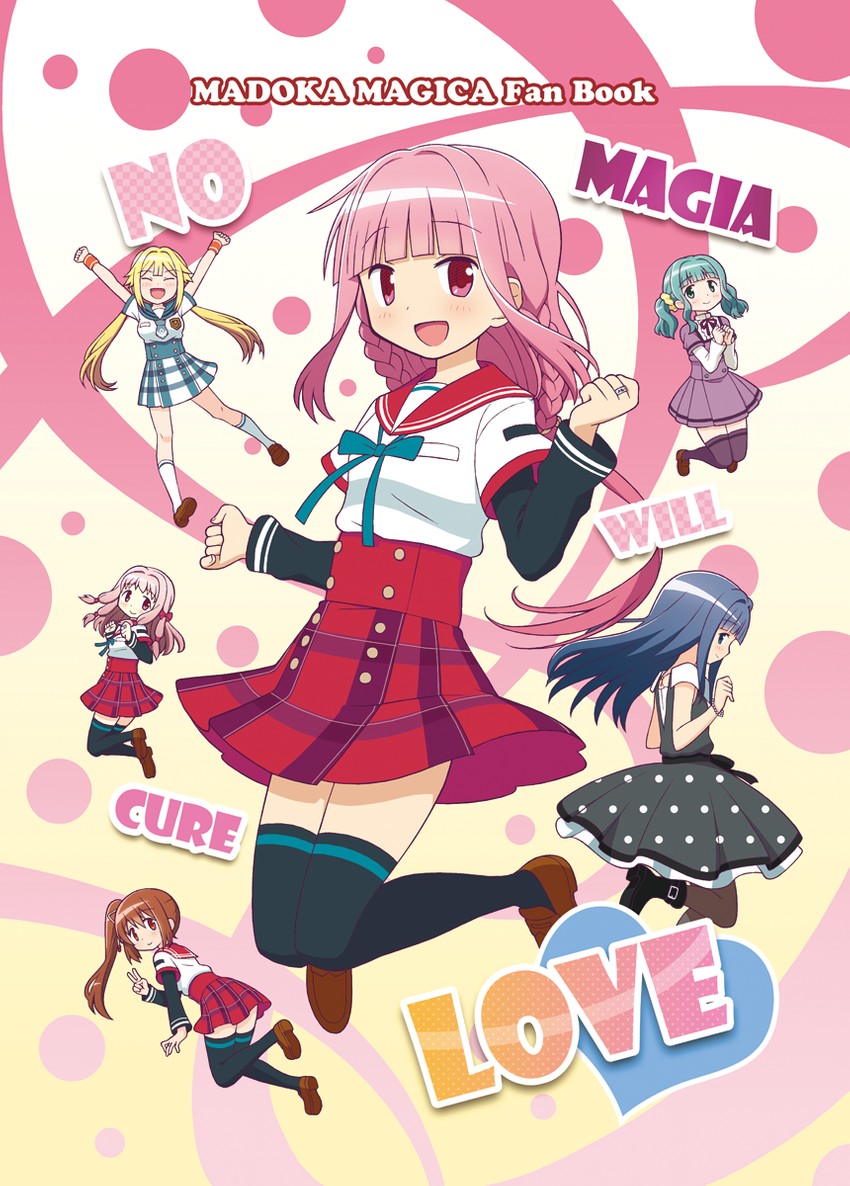 tamaki iroha, nanami yachiyo, futaba sana, yui tsuruno, tamaki ui, and 1 more (mahou shoujo madoka magica and 1 more) drawn by gecchu