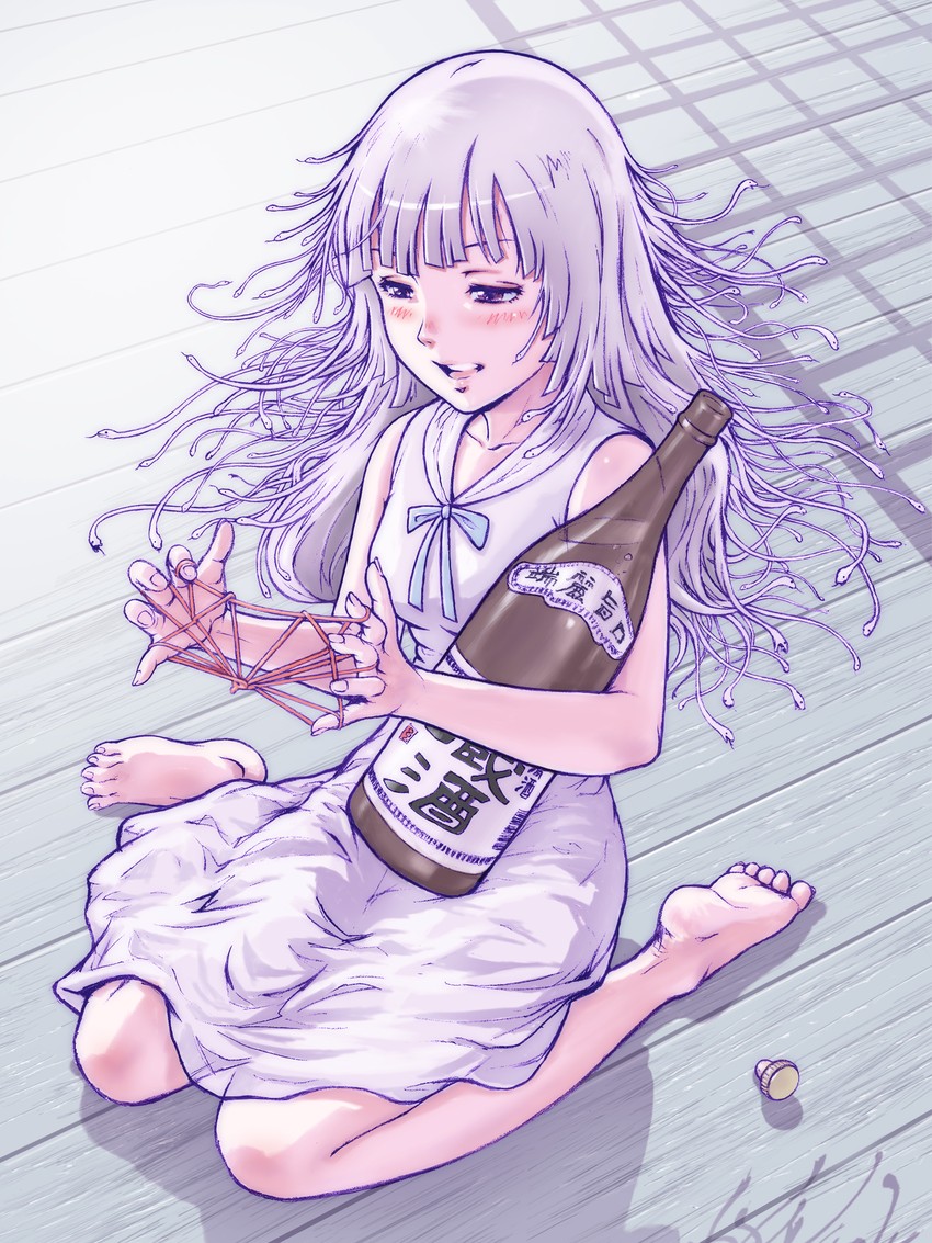 sengoku nadeko (monogatari and 2 more) drawn by yoshikawa_kazunori