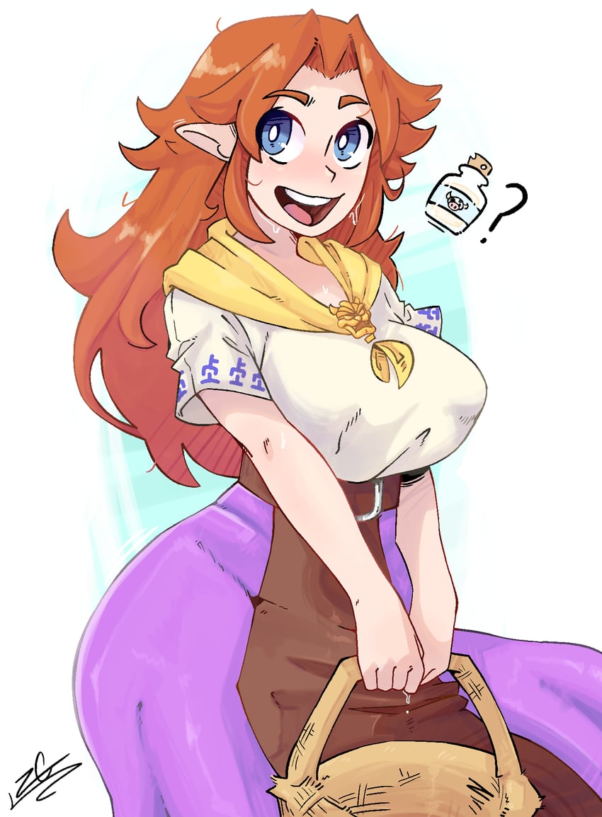 malon (the legend of zelda and 1 more) drawn by zerogld