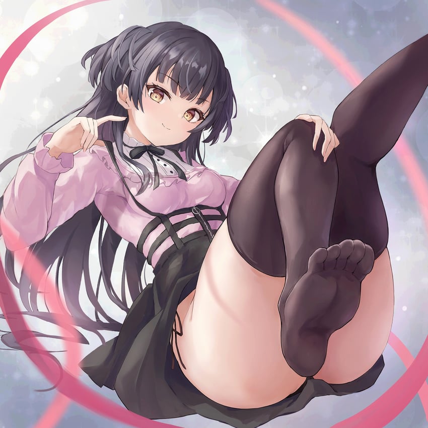 mayuzumi fuyuko (idolmaster and 1 more) drawn by asktyuni