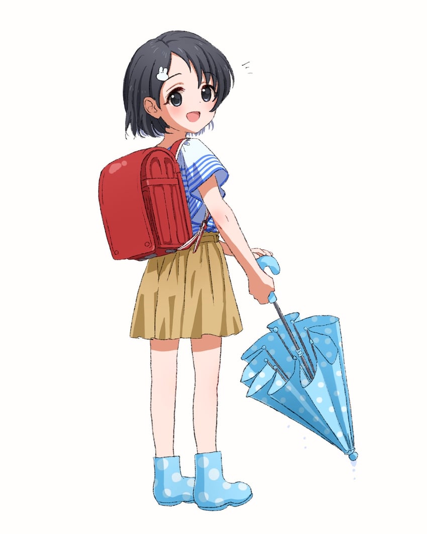 sasaki chie (idolmaster and 1 more) drawn by megabee_e