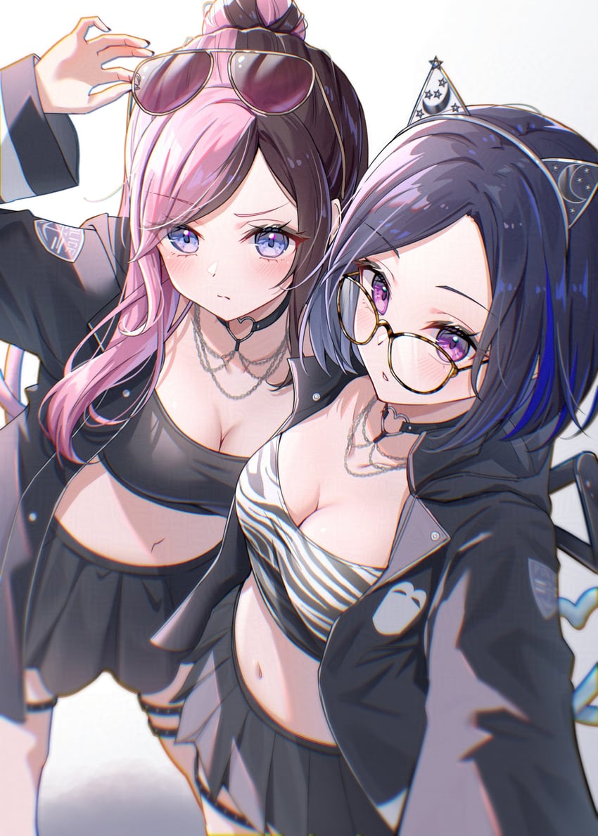 tachibana hinano and ichinose uruha (vspo!) drawn by toki_(toki_ship8)