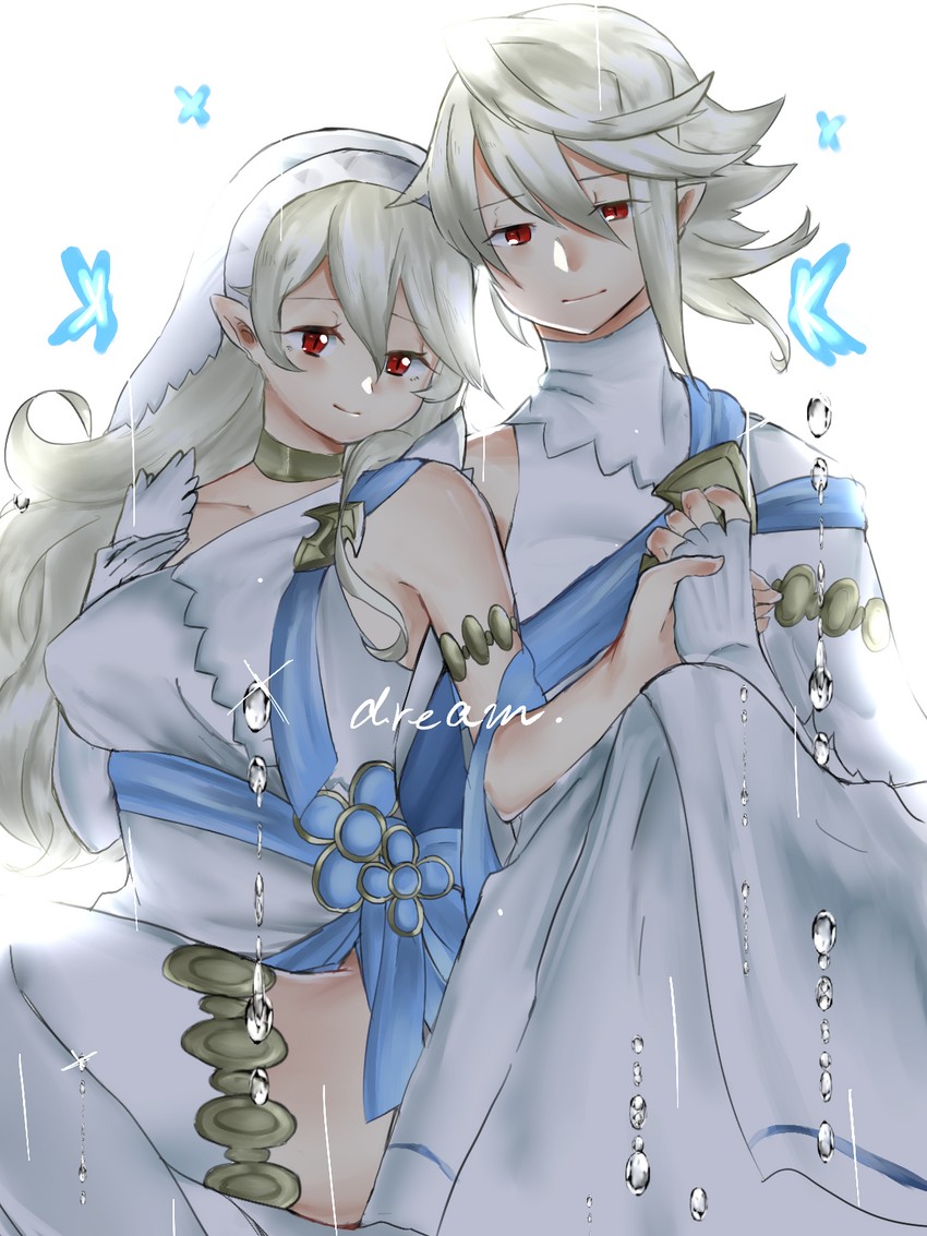 female corrin and male corrin (fire emblem and 2 more) drawn by yoo_yosio