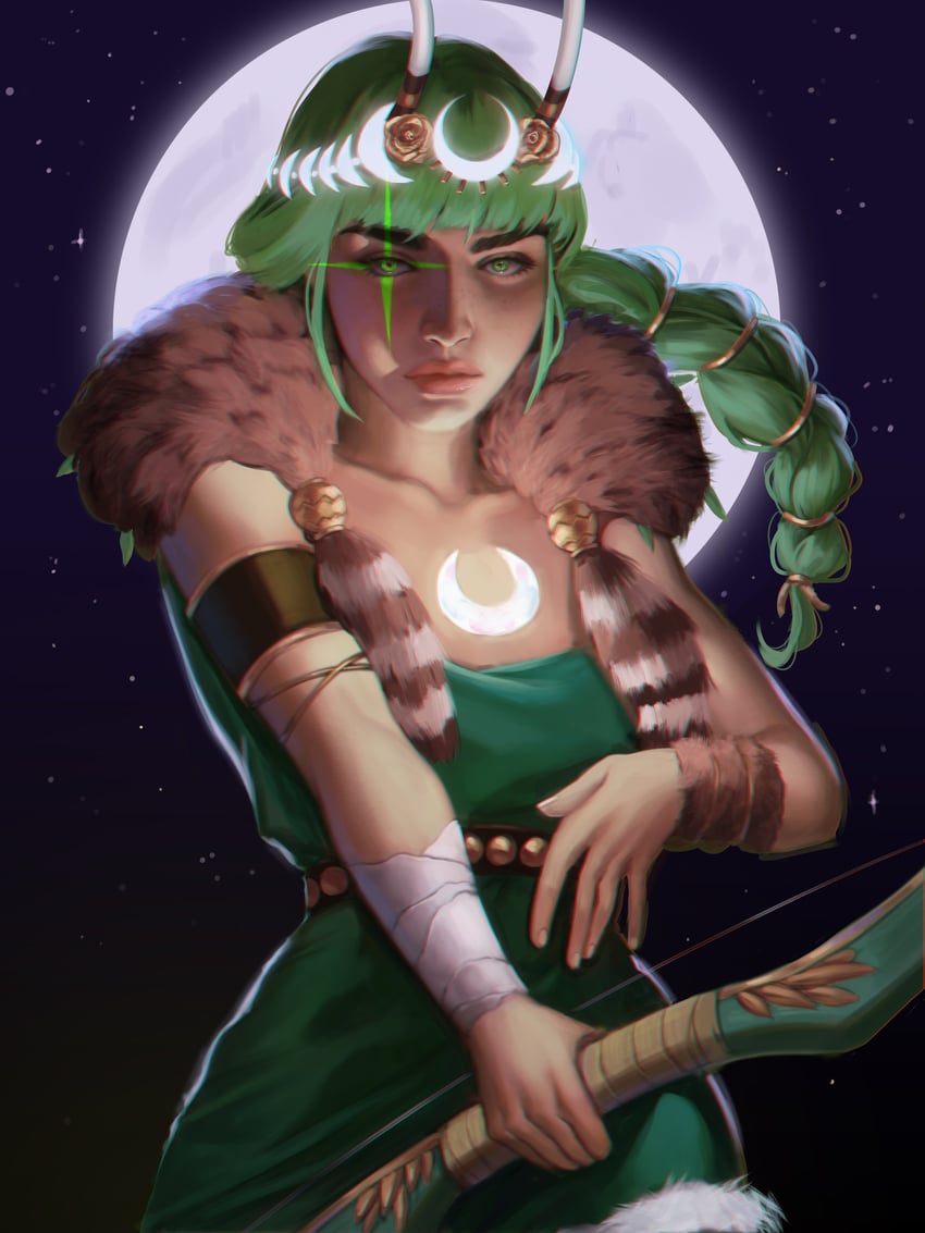 artemis (hades and 1 more) drawn by chandeloor