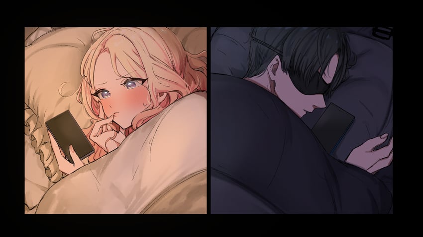 producer and juo sena (idolmaster and 1 more) drawn by kasasagi_(futagodori888)