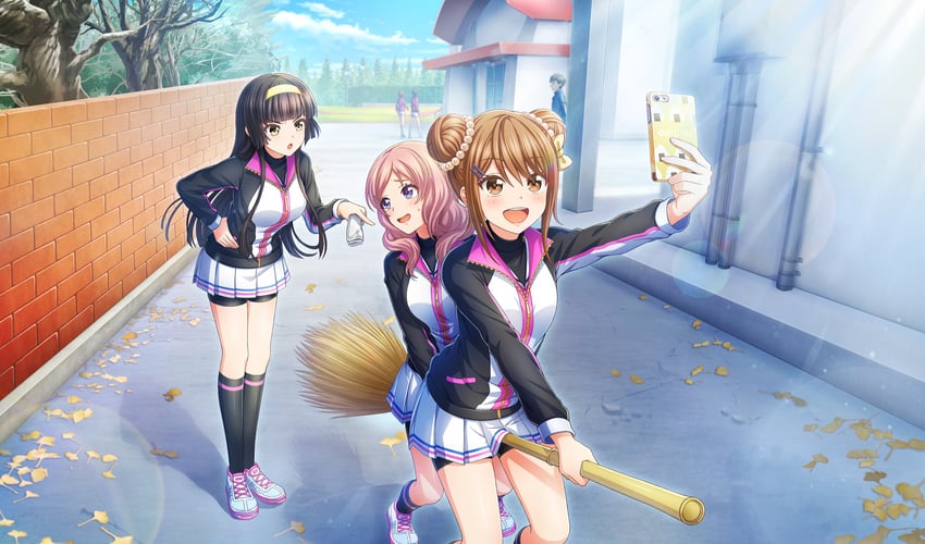 nitta minako, hanayama emi, and tsukishima yui (cinderella series and 1 more)