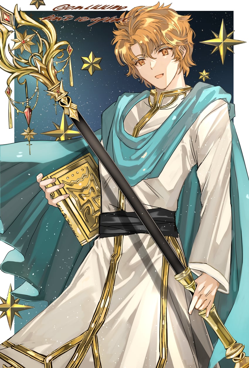artur (fire emblem and 1 more) drawn by omlililimo