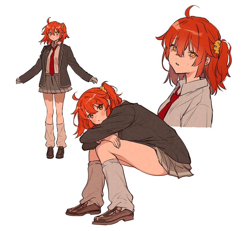fujimaru ritsuka (fate and 1 more) drawn by uni_(nico02)