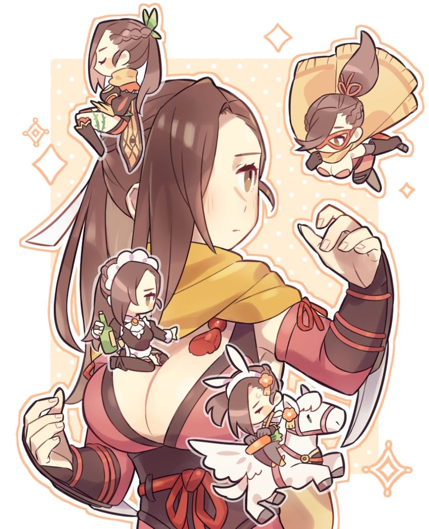 kagero (fire emblem and 2 more) drawn by haconeri