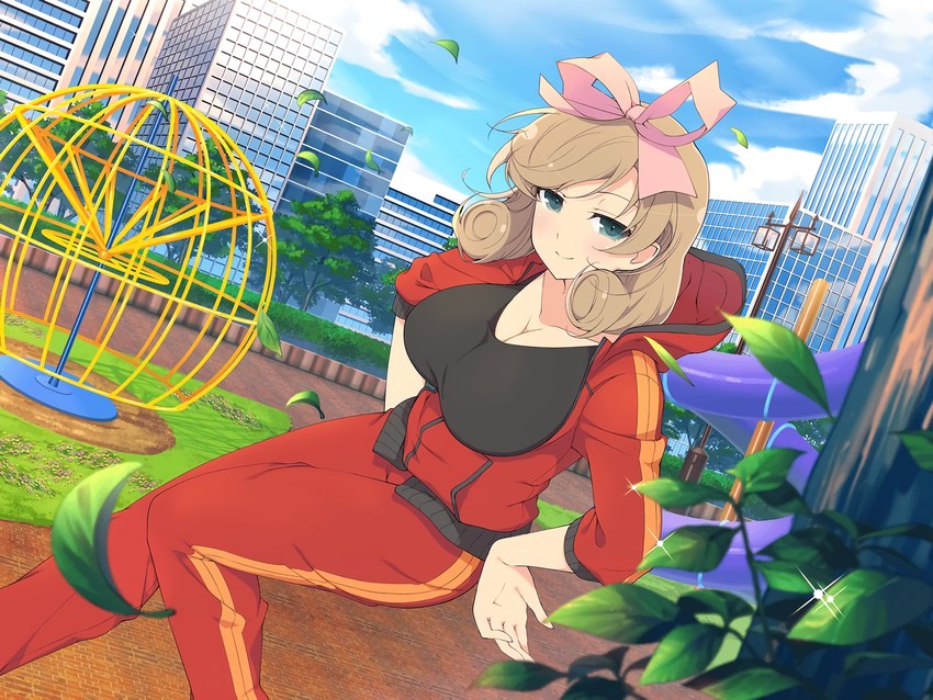 haruka (senran kagura and 1 more) drawn by yaegashi_nan