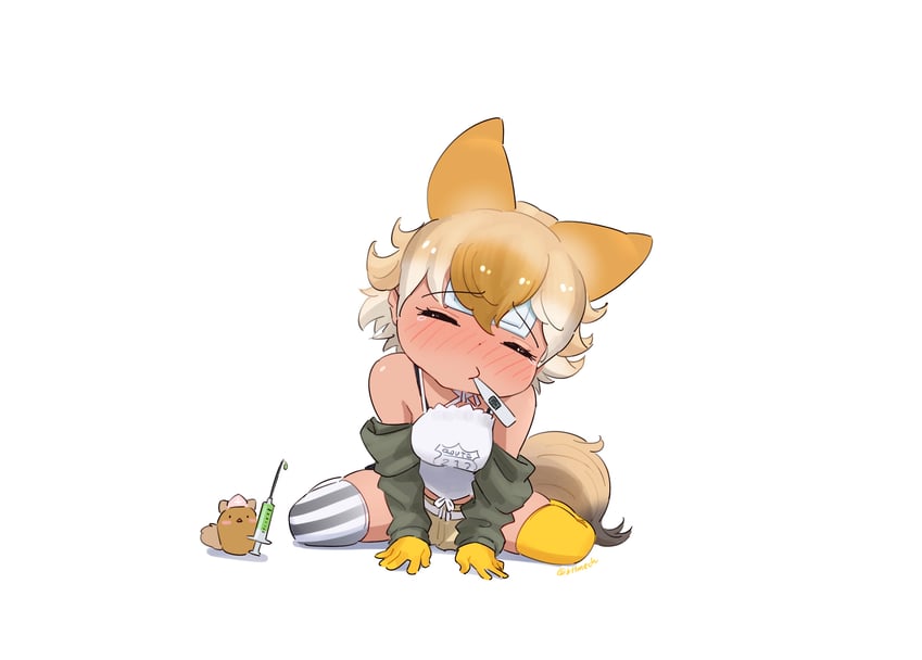 coyote and coyopotato (kemono friends and 1 more) drawn by beleven