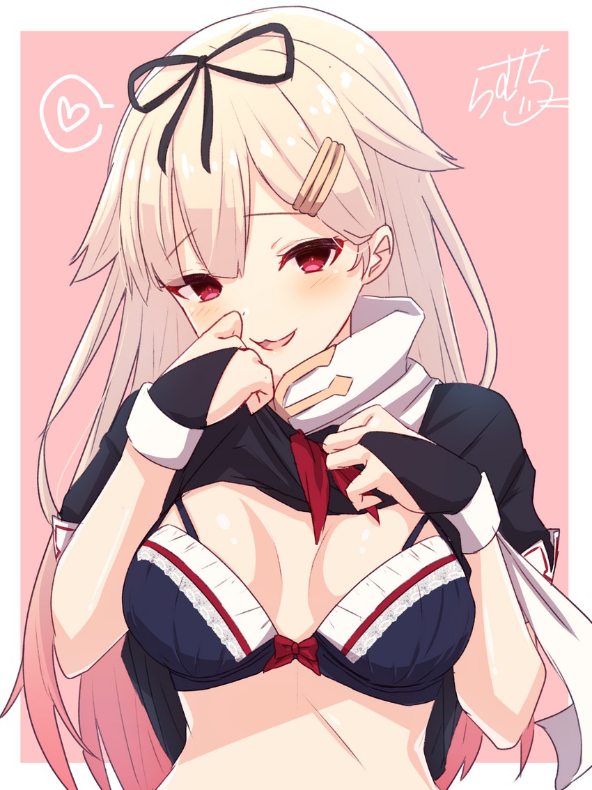 yuudachi and yuudachi kai ni (kantai collection) drawn by ramchi