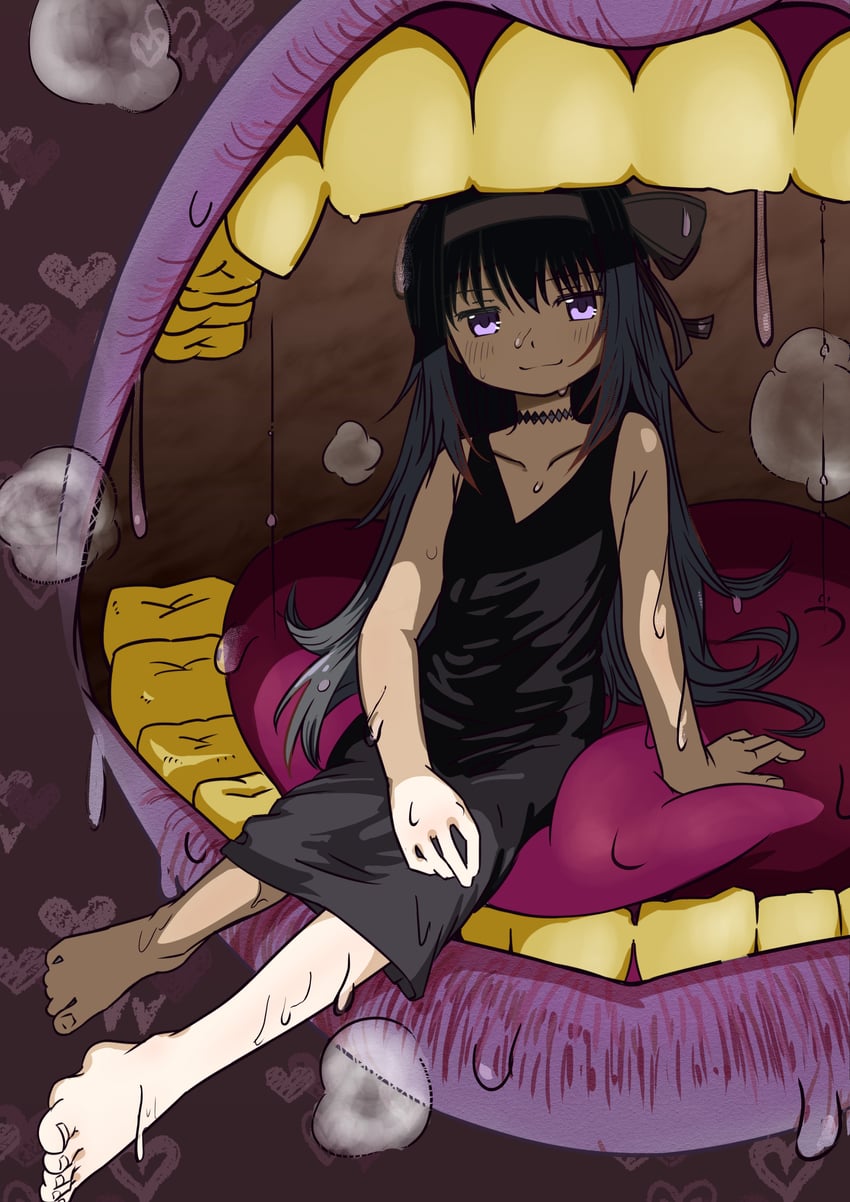 akemi homura (mahou shoujo madoka magica) drawn by okai_(pixiv6333)
