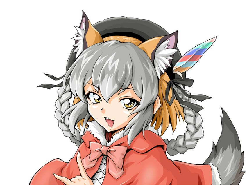 island fox (kemono friends and 1 more) drawn by flerov
