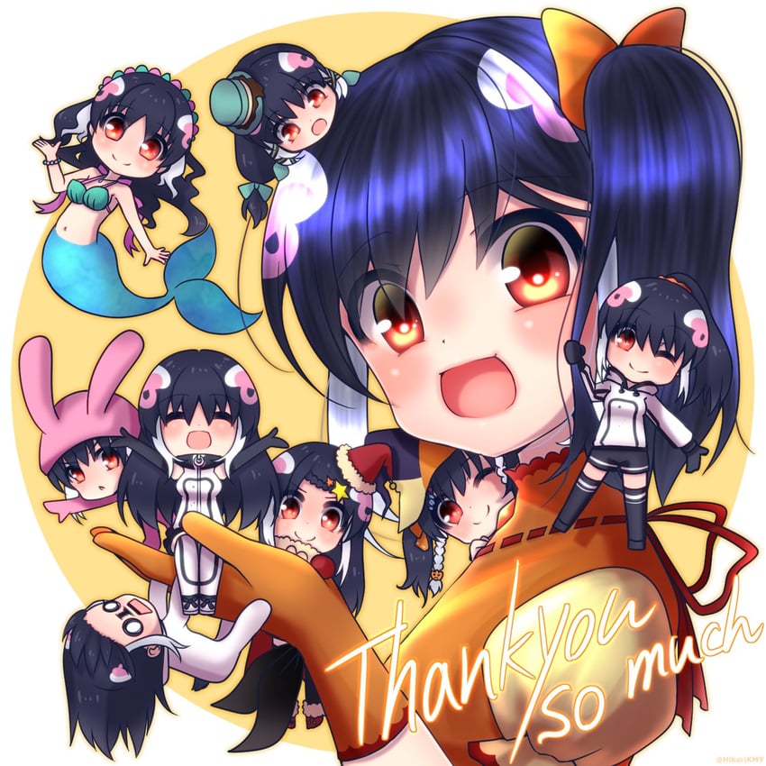 african penguin (kemono friends and 1 more) drawn by hikarikmy