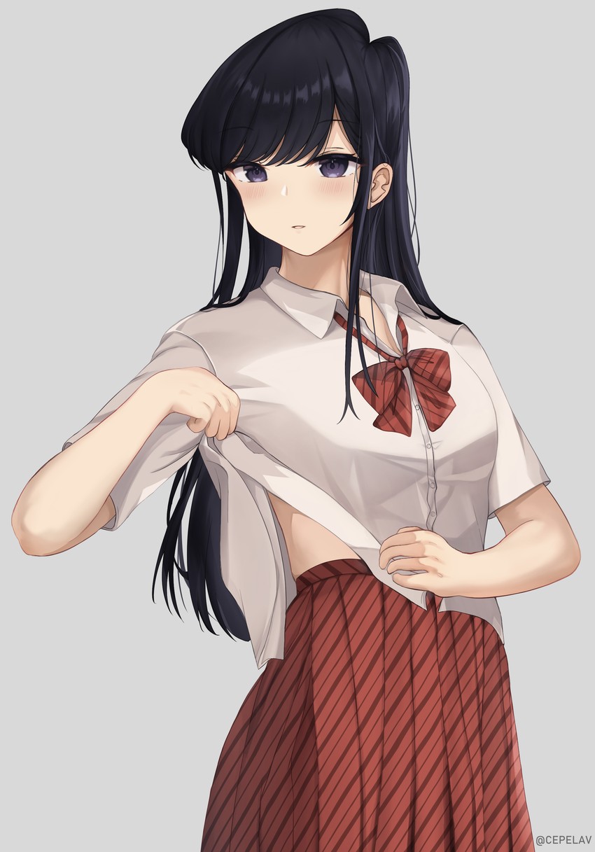 komi shouko (komi-san wa komyushou desu) drawn by cepelav