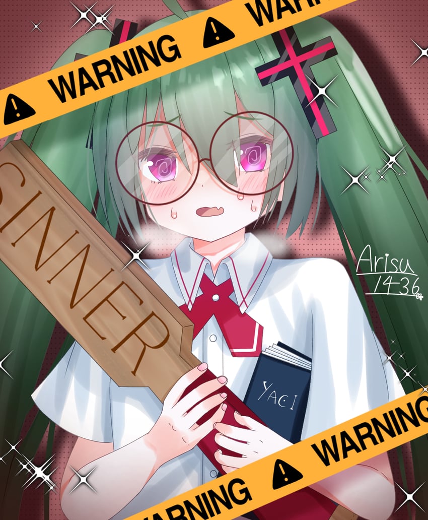 hatsune miku (vocaloid and 1 more) drawn by arisuuuuu.1436