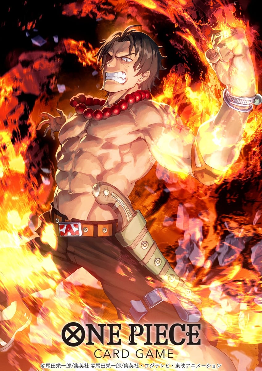 portgas d. ace (one piece and 1 more) drawn by dai-xt