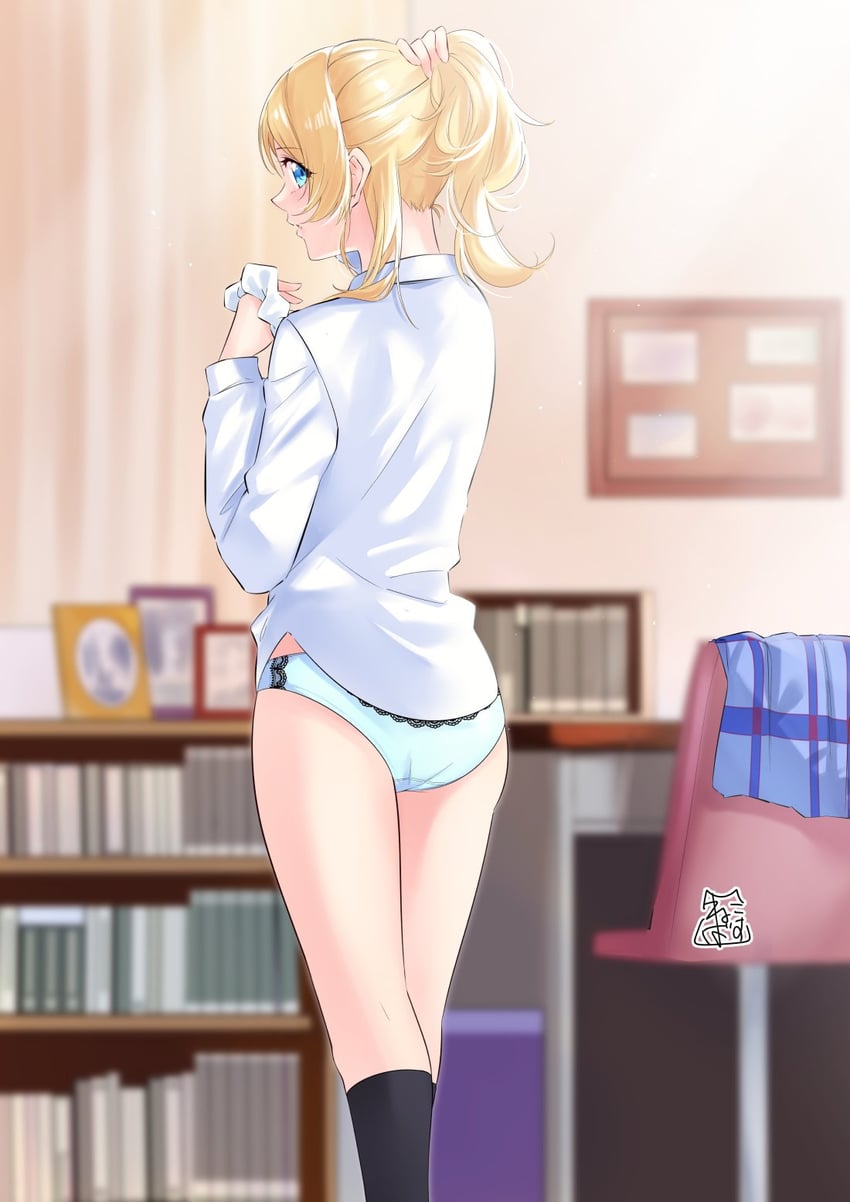 ayase eli (love live! and 1 more) drawn by akira_miku_ver
